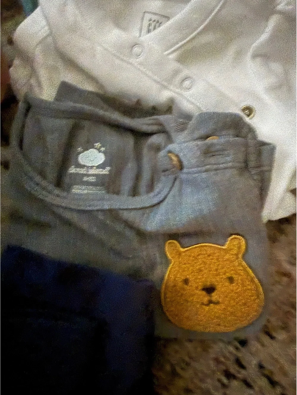 Baby clothes bundle set lot of 6 baby yellow bear